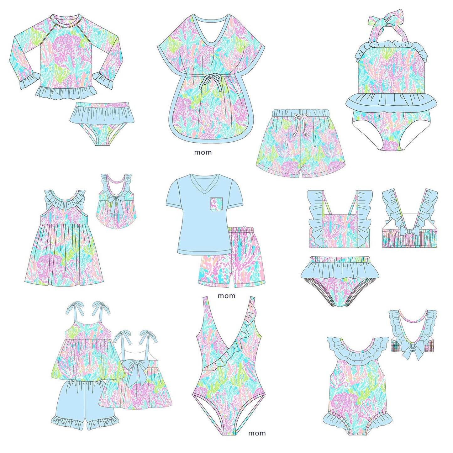 Lilly Inspired Swim Pre-Order(Girls Swim)